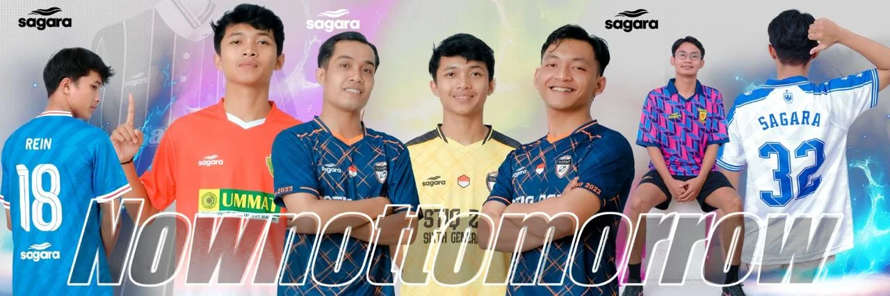 Tim dan hasil jersey produksi Sagara